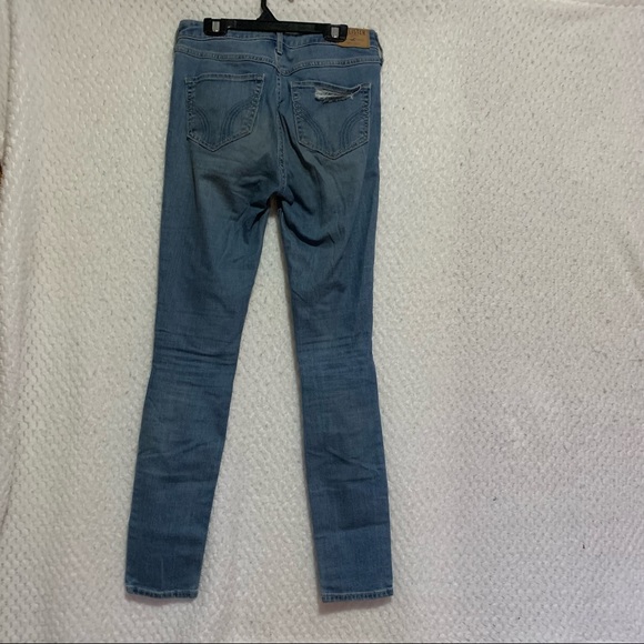 Hollister Distressed Embroidered Skinny Jeans size 26 - Picture 7 of 7
